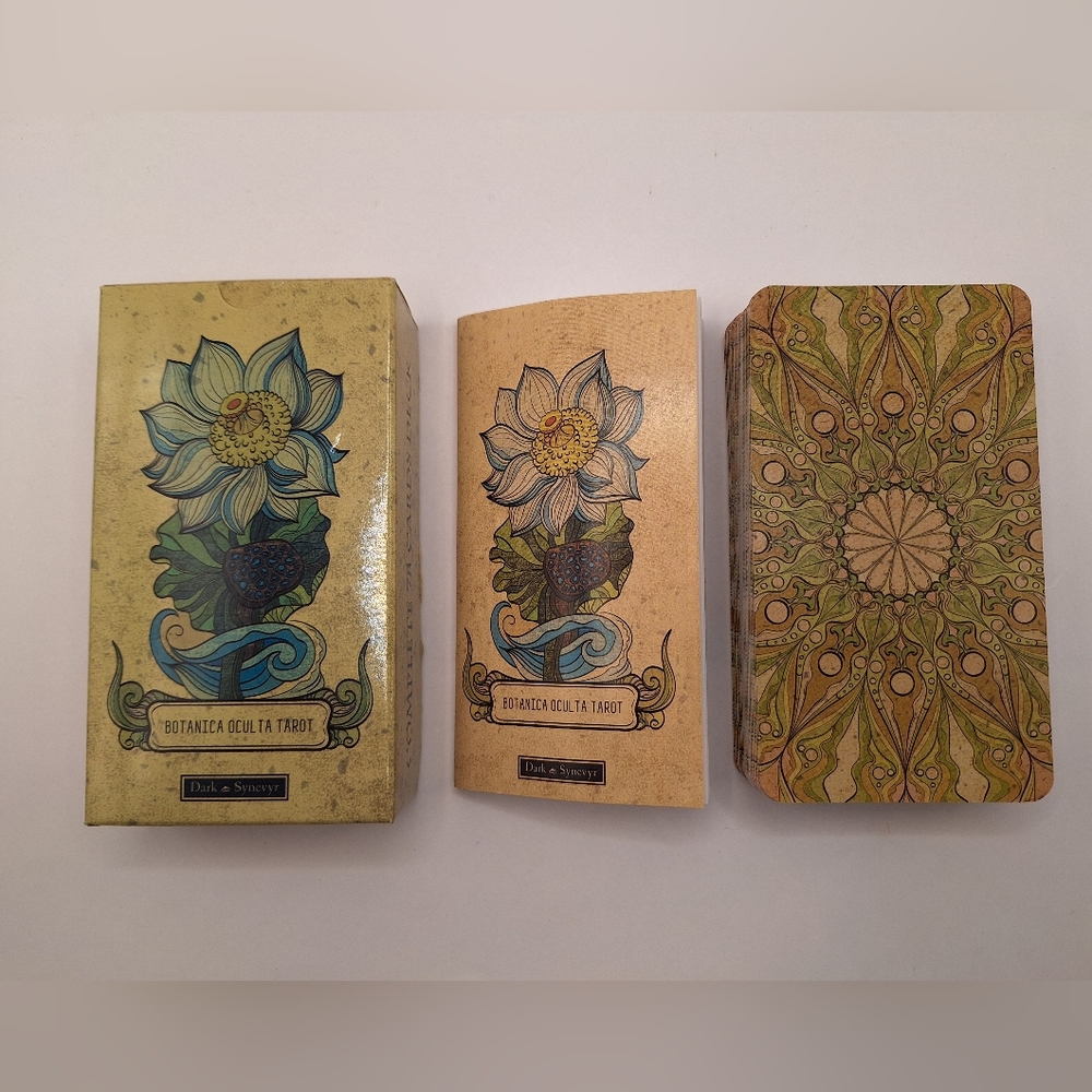 Botanica Oculta Tarot Deck by Dark Synevyr Complete w/ Guidebook Botanical Tarot